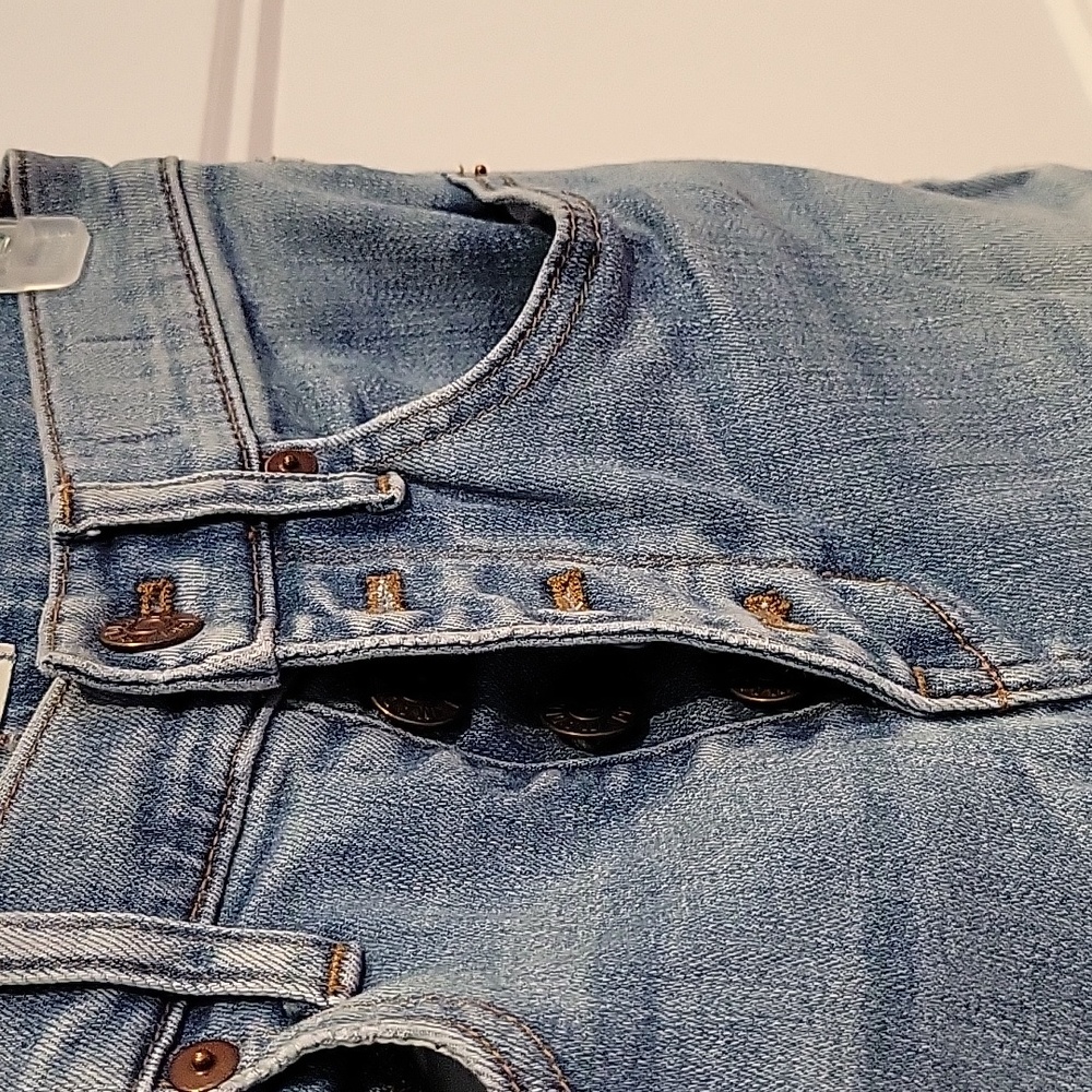 Madewell high rise crop button fly jeans size 25 - Picture 4 of 9